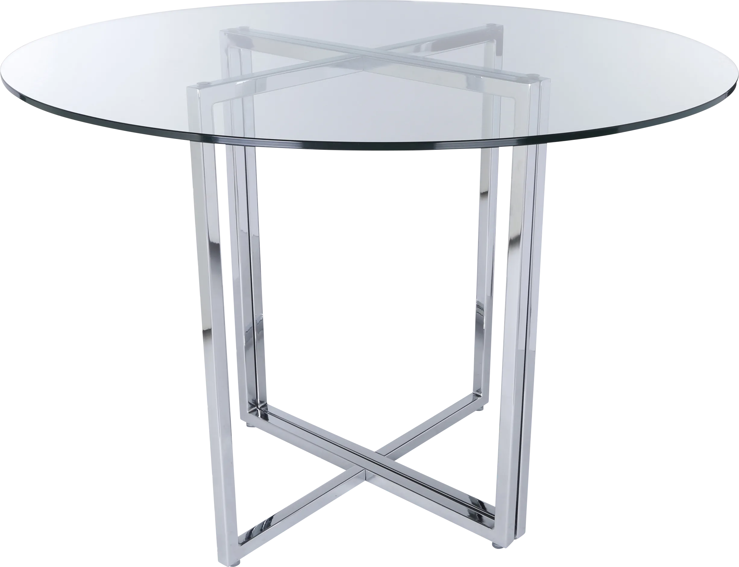 Dorsky Chrome Dining Table - Thumbnail - Image 1