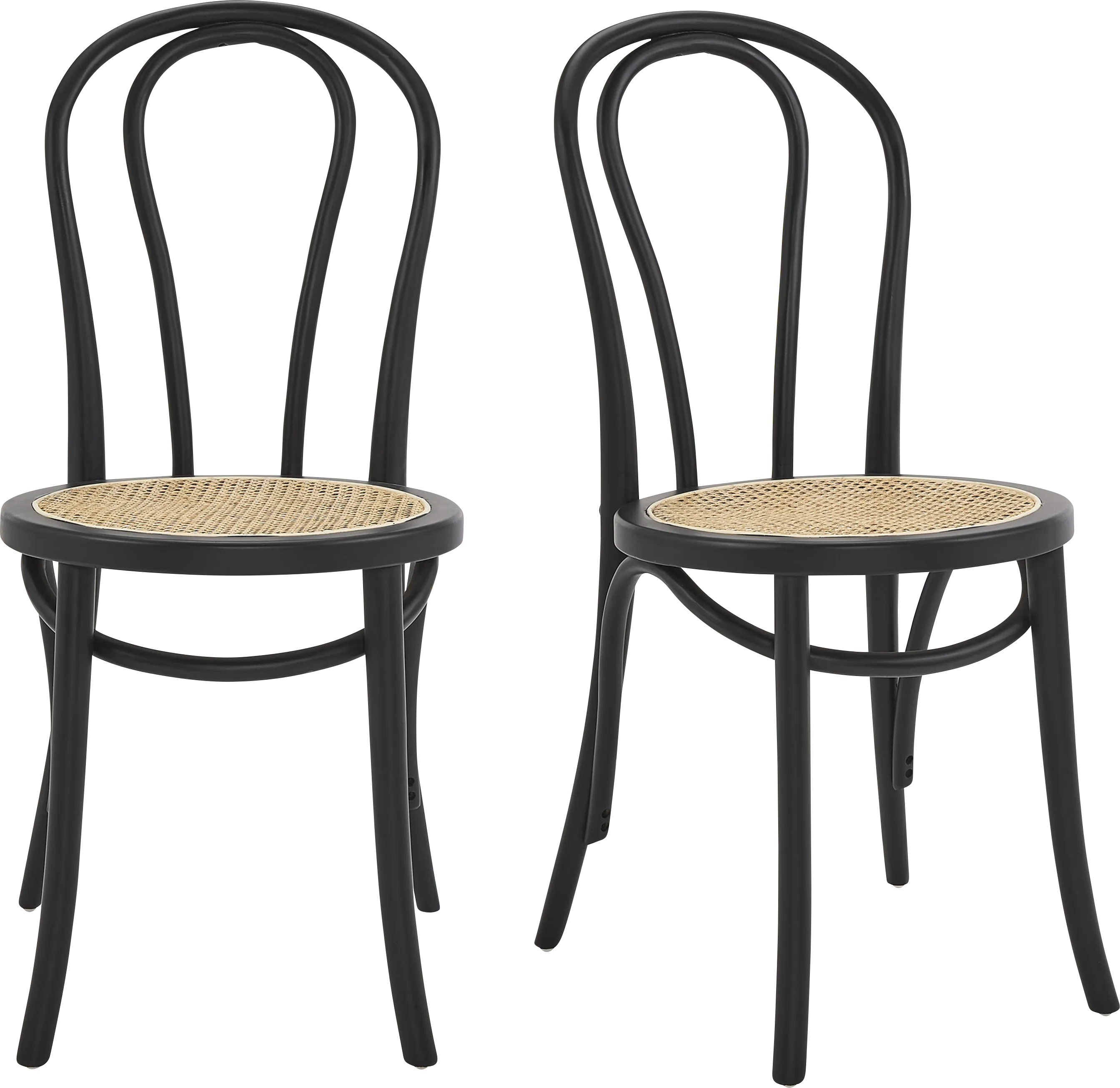 Brouwers Black Dining Chair, Set of 2 - Thumbnail - Image 1