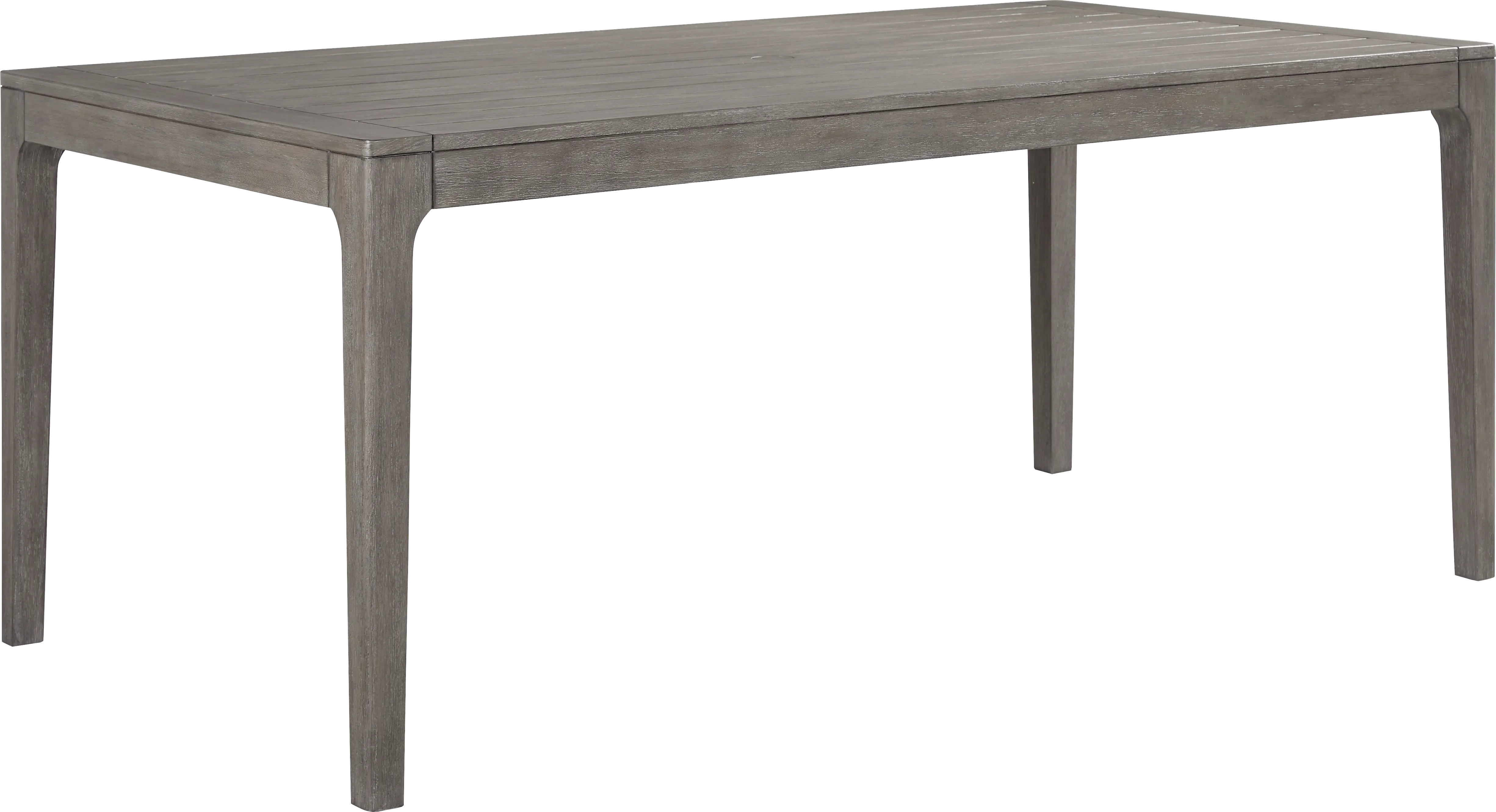 Forest Hills Gray Wood Outdoor Dining Table - Thumbnail - Image 1