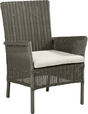 Forest Hills Gray Outdoor Arm Chair