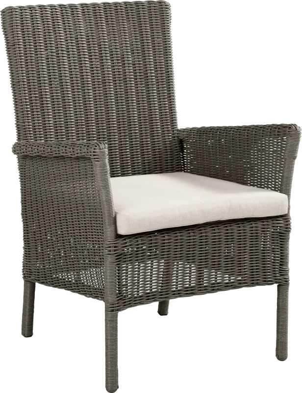 Forest Hills Gray Outdoor Arm Chair