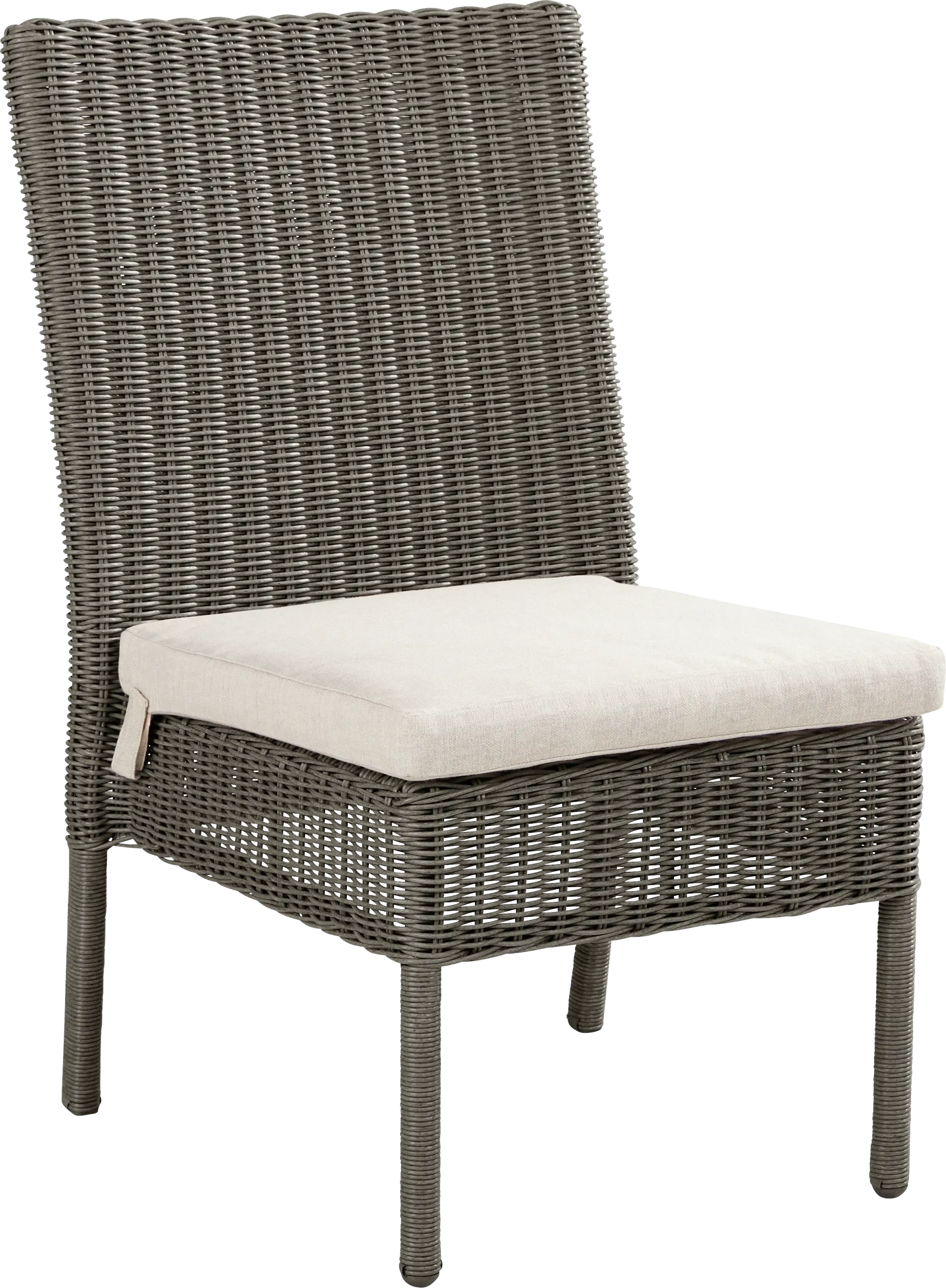 Forest Hills Gray Outdoor Side Chair - Image 1