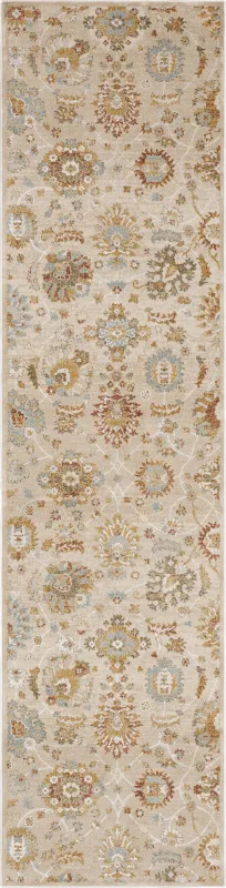 Briman Beige 2'6 x 10' Runner Rug