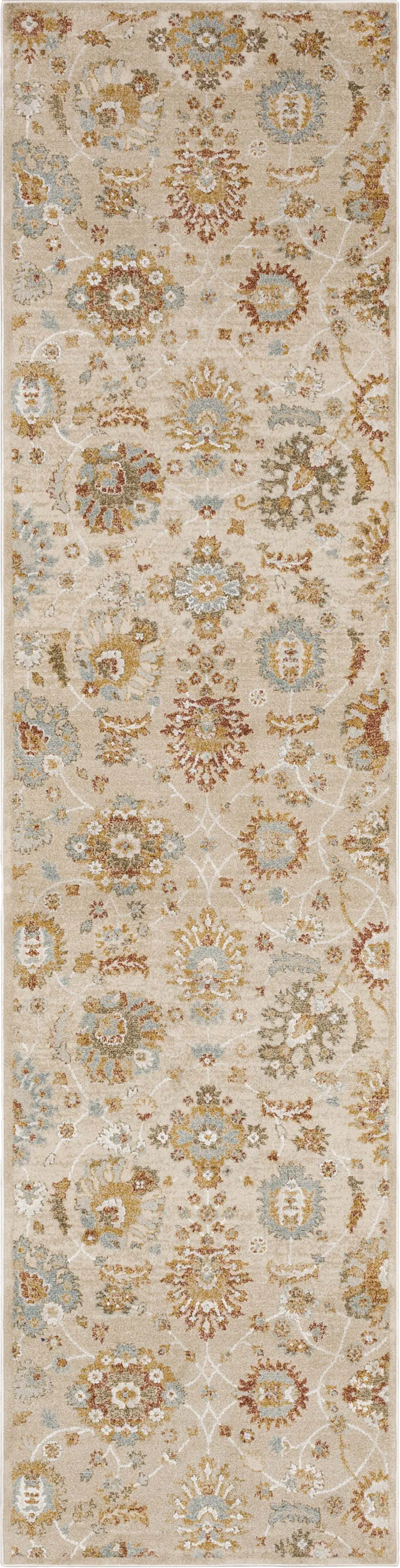 Briman Beige 2'6 x 10' Runner Rug
