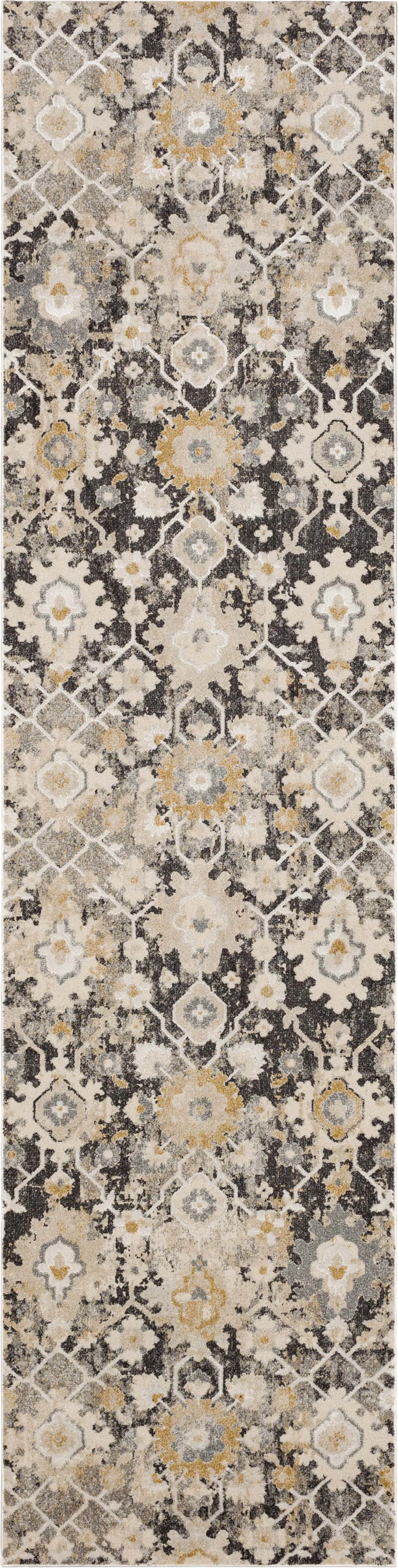 Tamwick Gray 2'6 x 10' Runner Rug - Image 1