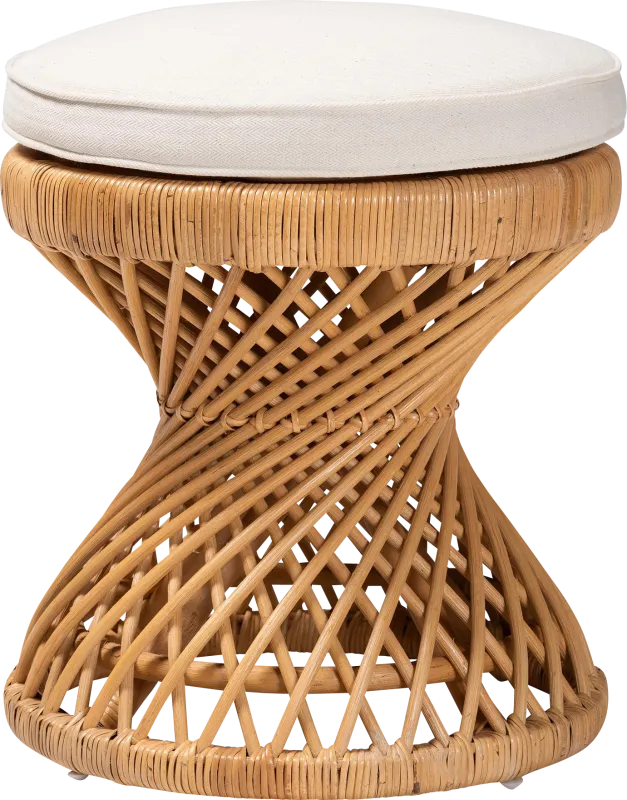 Wiltsie Light Brown Ottoman