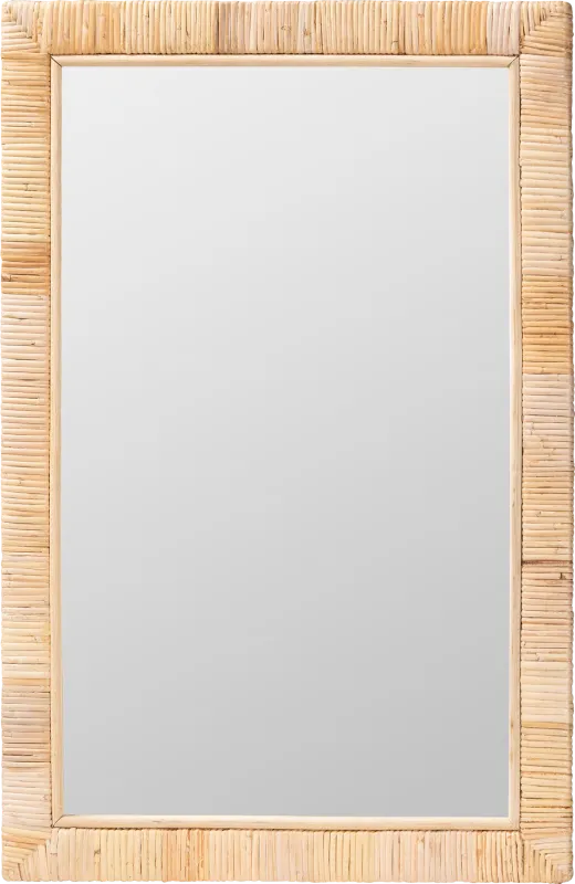 Enterline Brown Rectangle Mirror