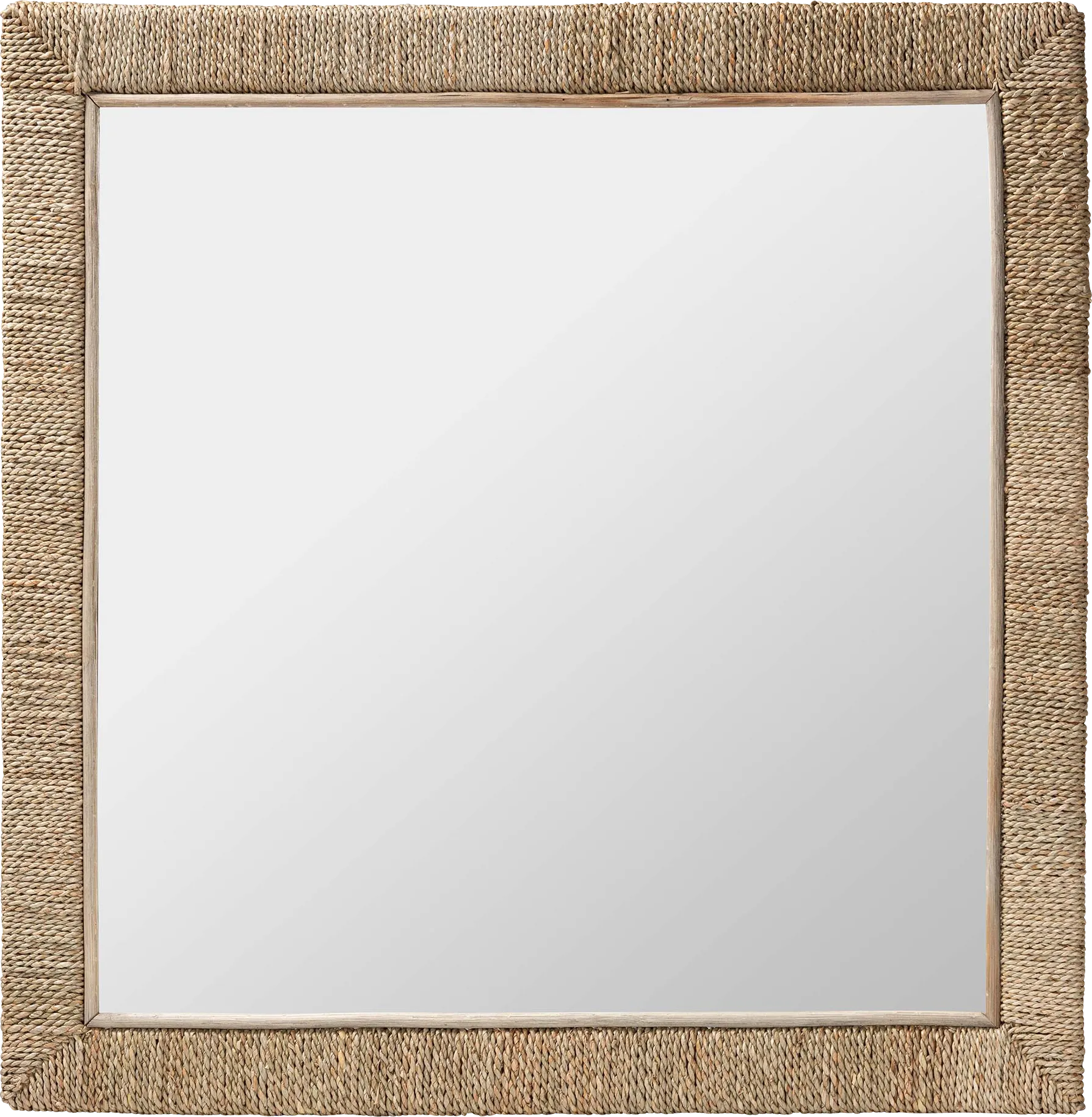 Deaven Brown Square Mirror