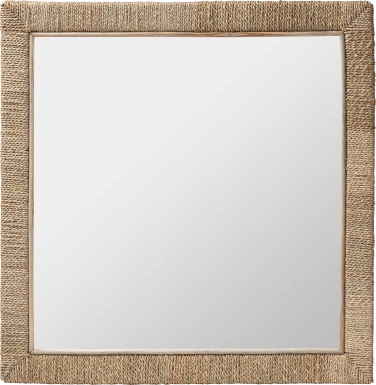 Deaven Brown Square Mirror