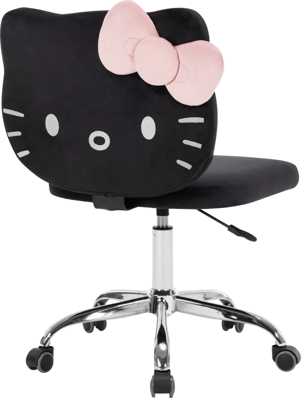 Kids Hello Kitty Kawaii Black Vanity Chair