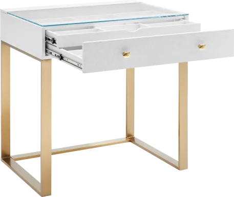 Kids Hello Kitty Gold Vanity II Desk