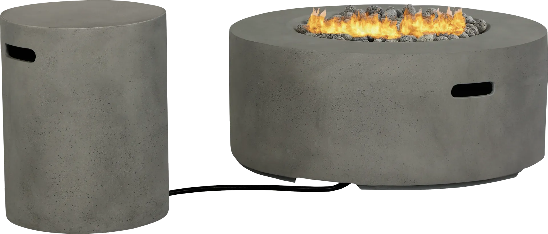 Phoenix Gray Round Fire Pit - Image 1