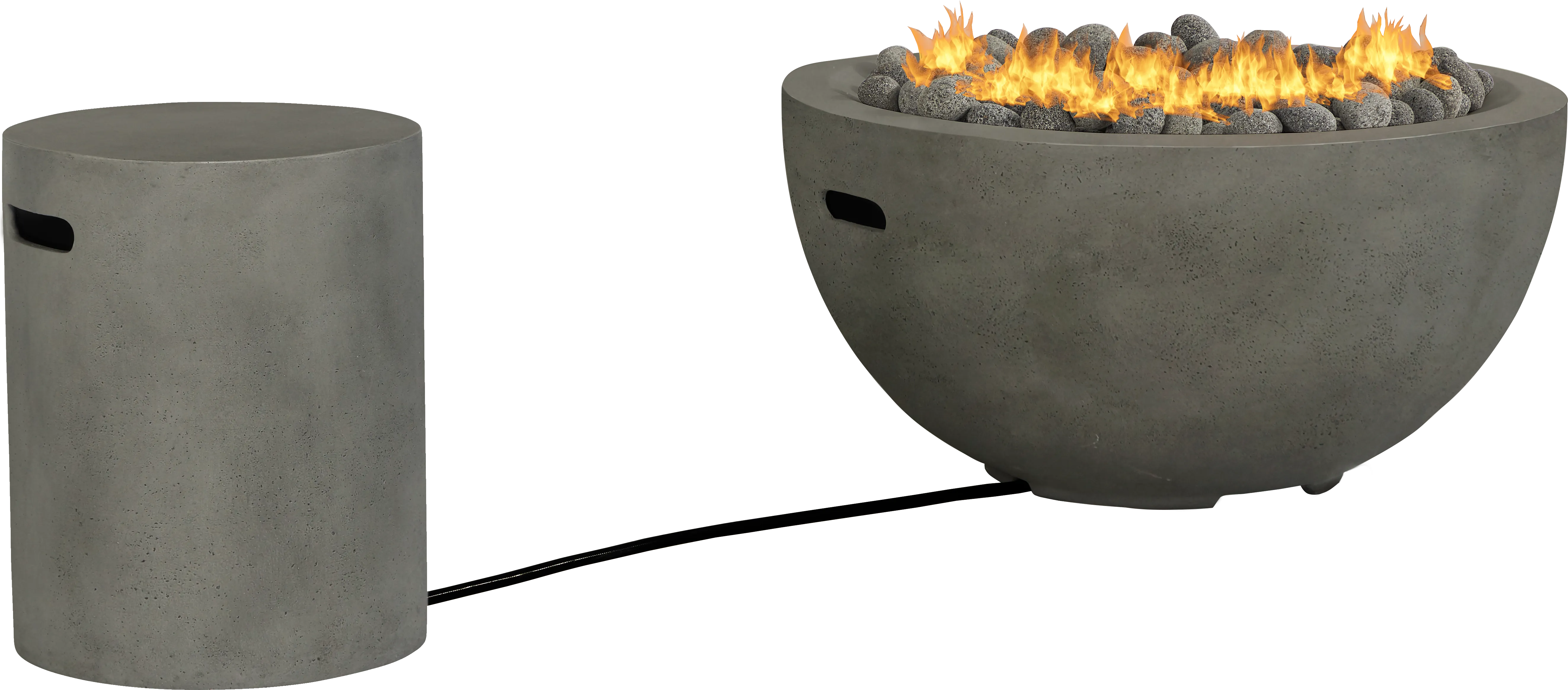 Phoenix Gray Bowl Fire Pit - Thumbnail - Image 1