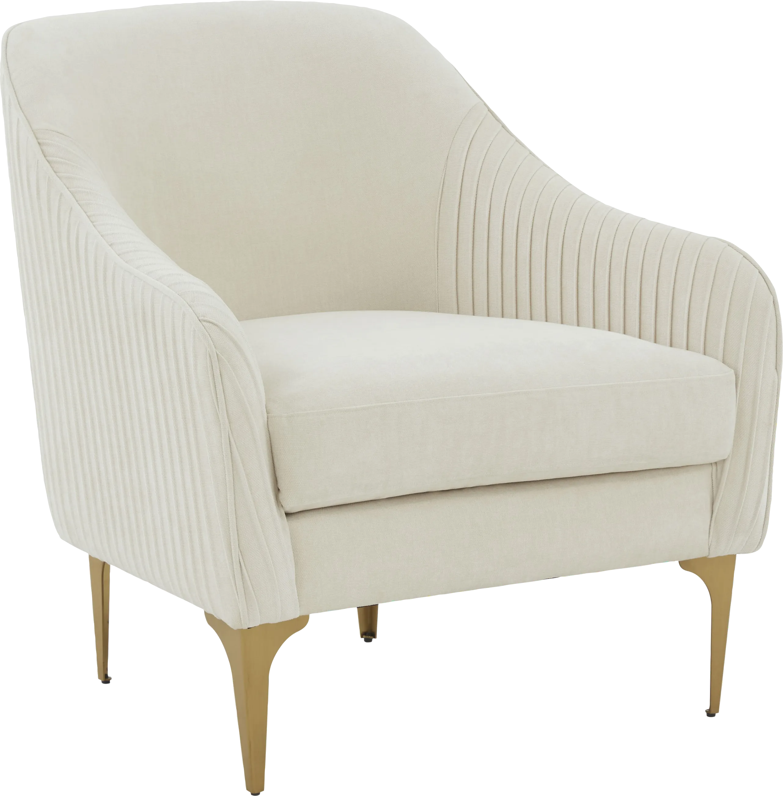 Spahrs Cream Accent Chair - Thumbnail - Image 1