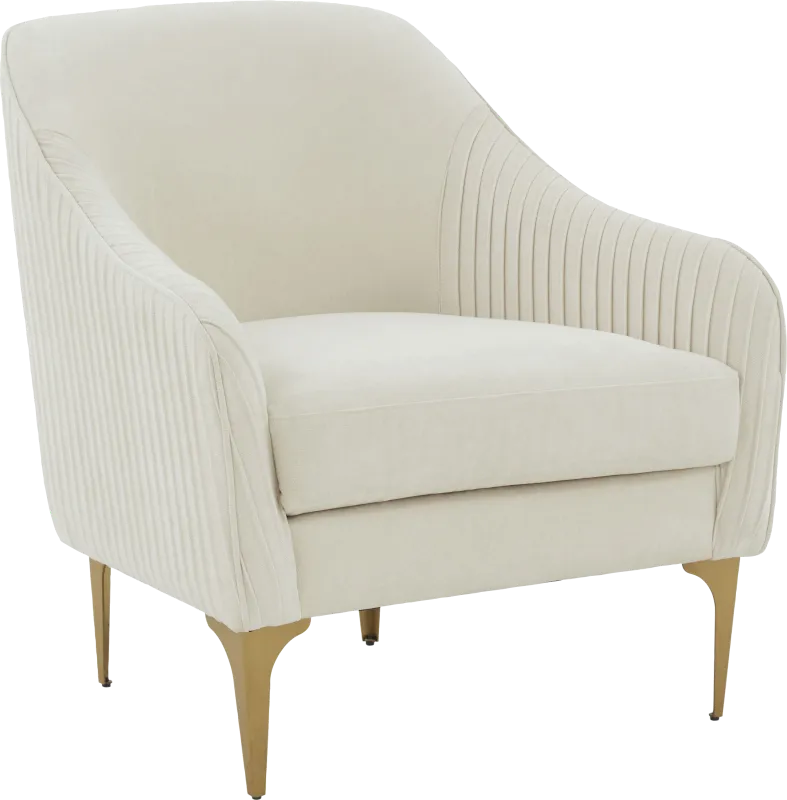 Spahrs Cream Accent Chair