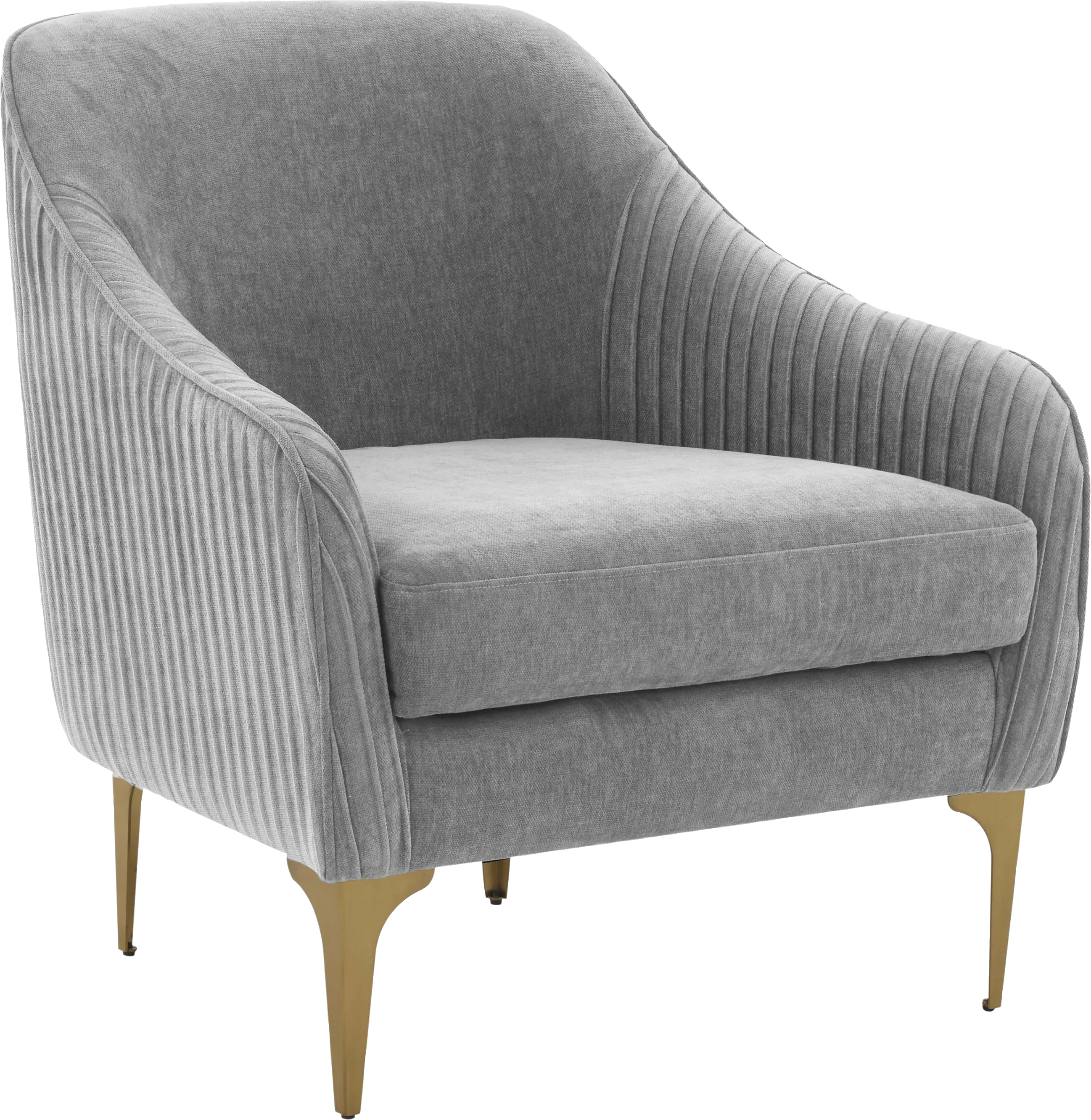 Spahrs Gray Accent Chair - Thumbnail - Image 1