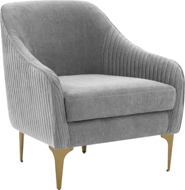 Spahrs Gray Accent Chair