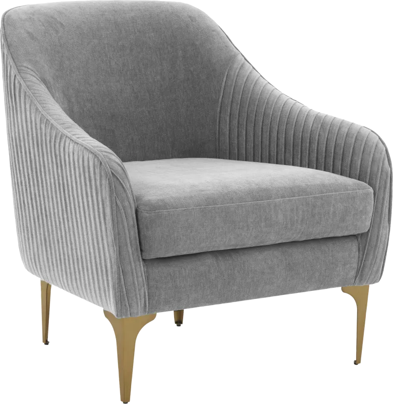 Spahrs Gray Accent Chair