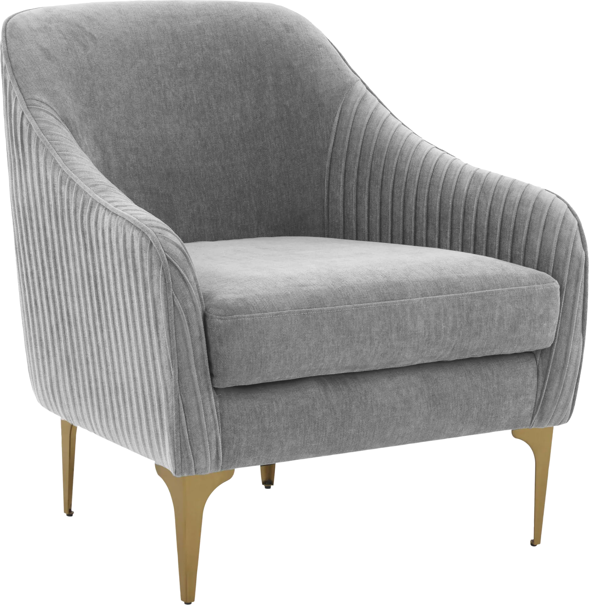 Spahrs Gray Accent Chair - Image 1