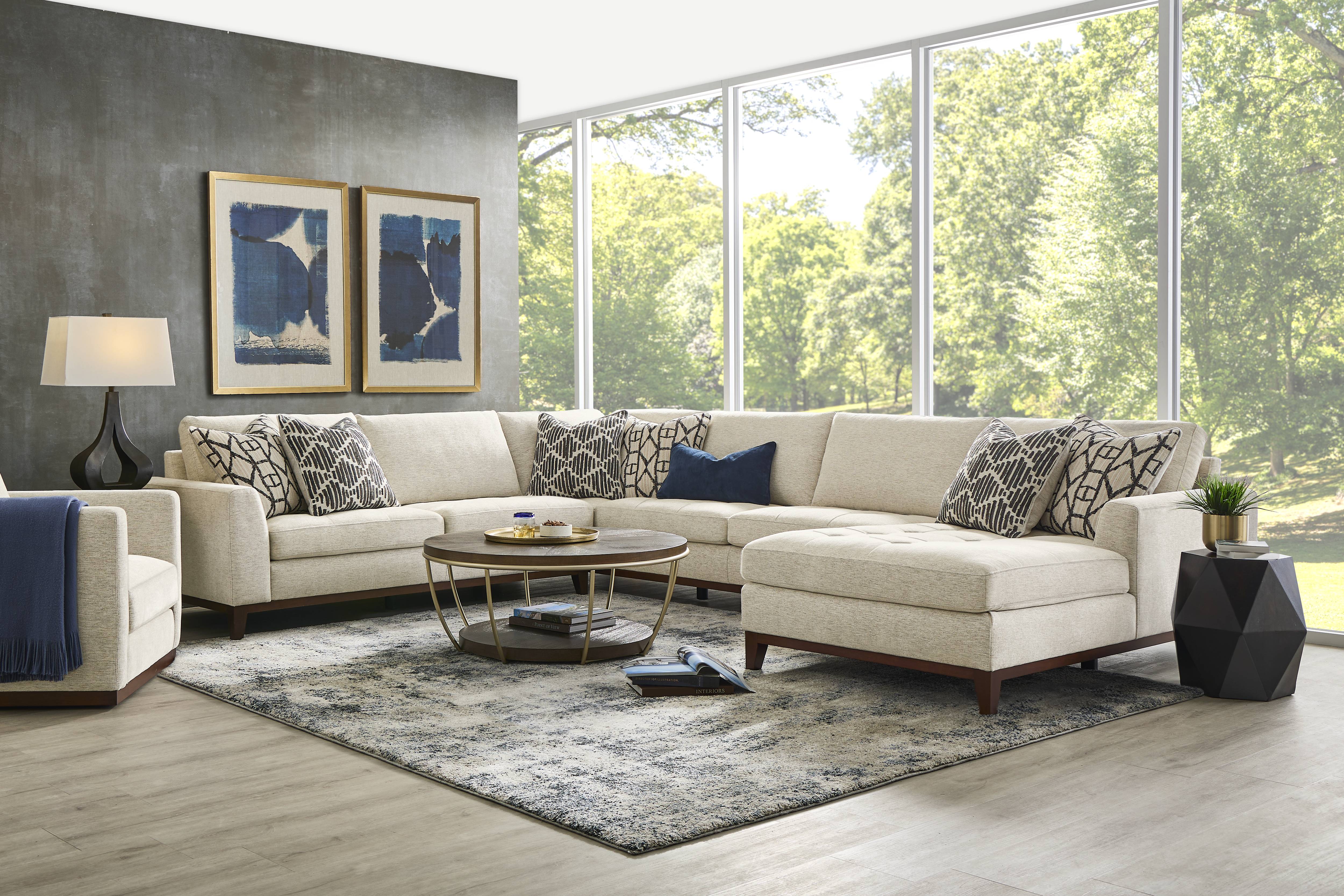 Harmon Beige 3 Pc Sectional - Thumbnail - Image 2