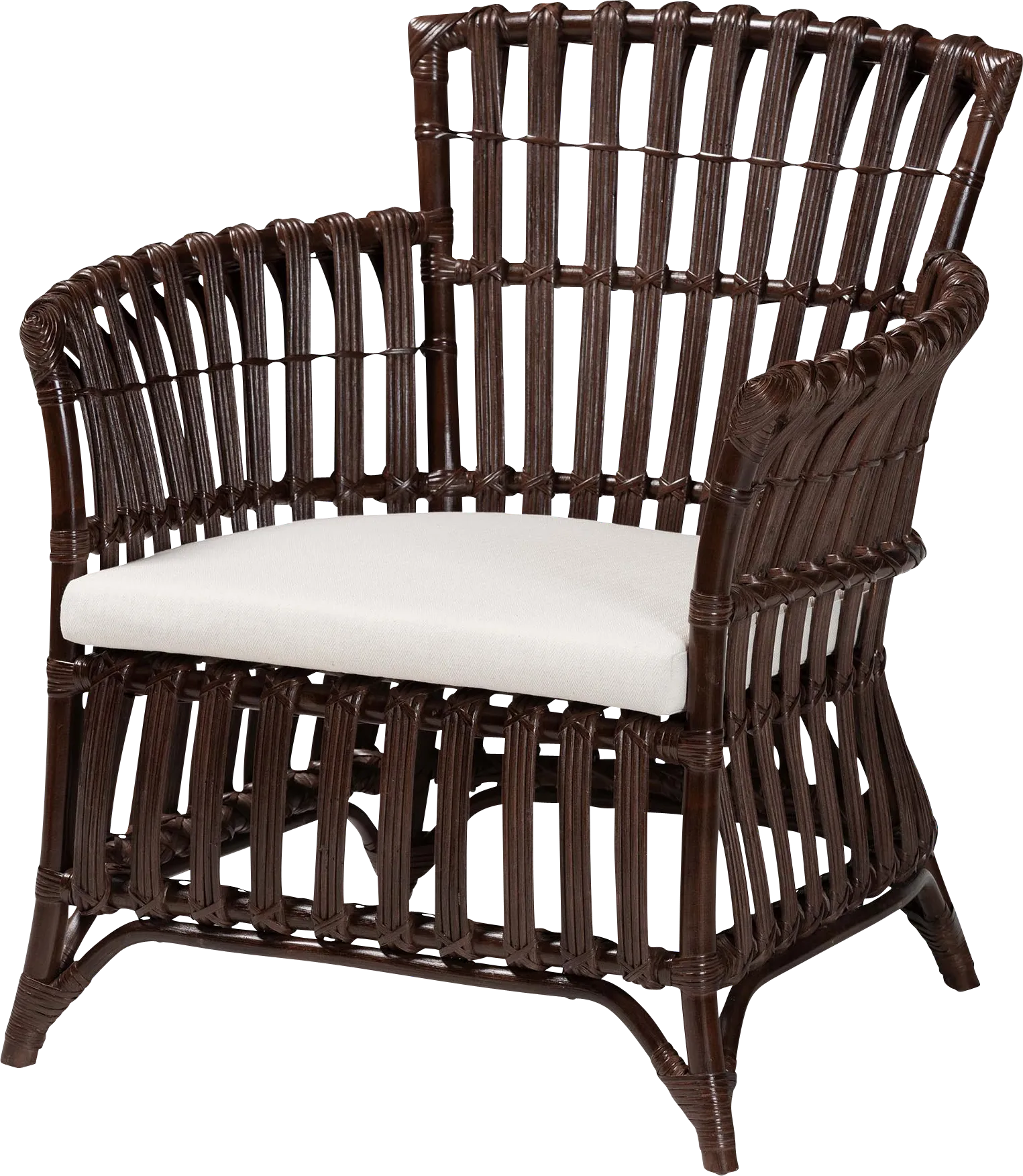 Angenese Dark Brown Accent Chair - Thumbnail - Image 1