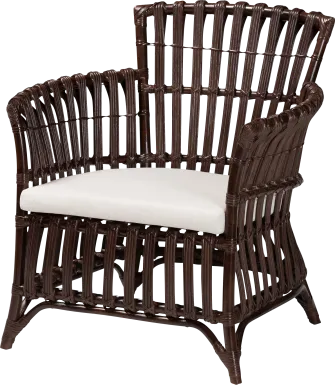 Angenese Dark Brown Accent Chair