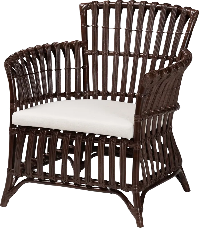 Angenese Dark Brown Accent Chair