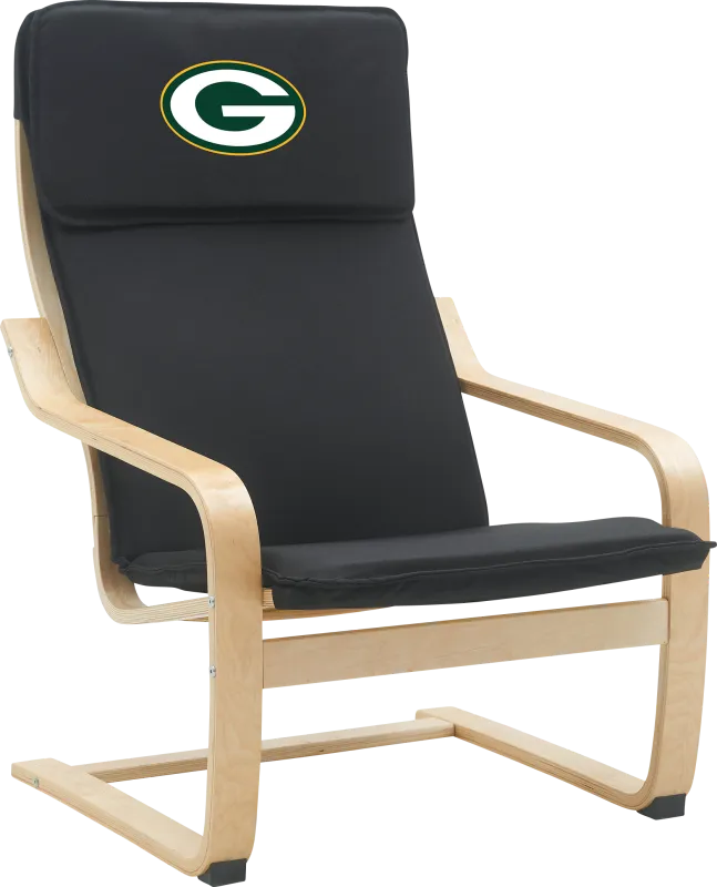 Green Bay Packers Black Accent Chair