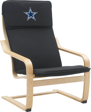 Dallas Cowboys Black Accent Chair