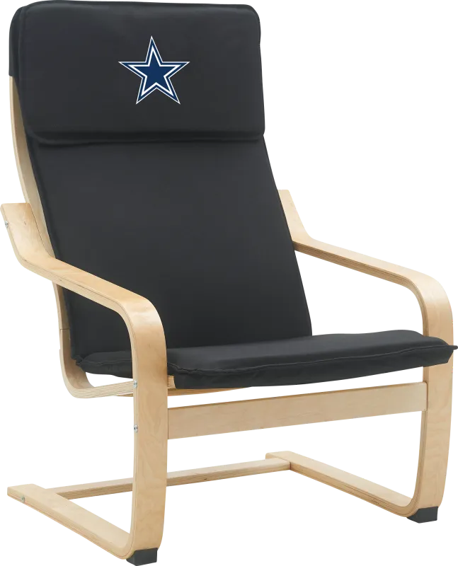 Dallas Cowboys Black Accent Chair