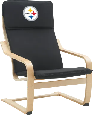 Pittsburgh Steelers Black Accent Chair