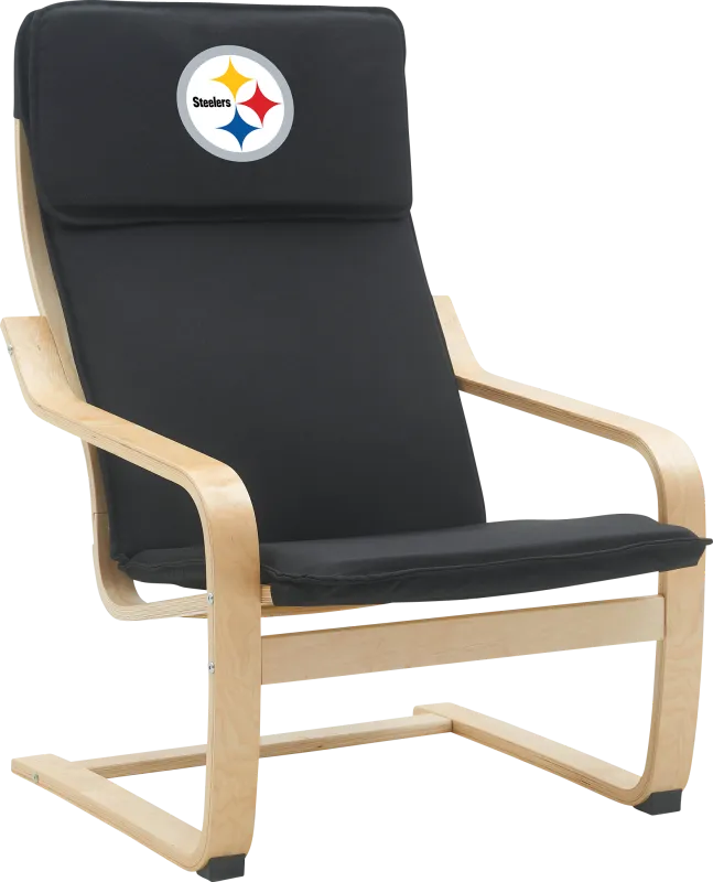 Pittsburgh Steelers Black Accent Chair