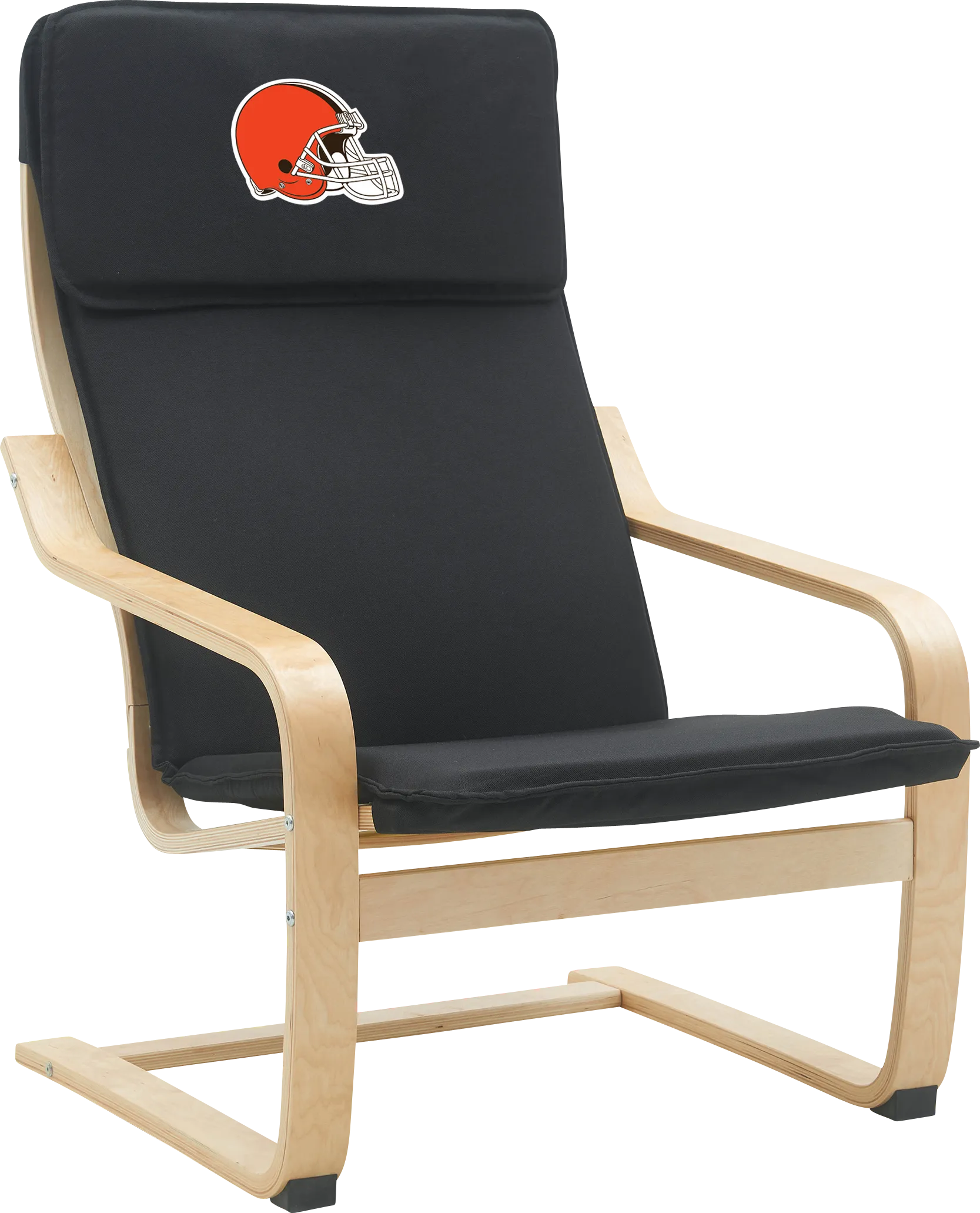 Cleveland Browns Black Accent Chair - Thumbnail - Image 1