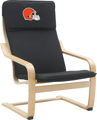 Cleveland Browns Black Accent Chair