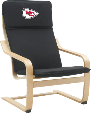 Kansas City Chiefs Black Accent Chair