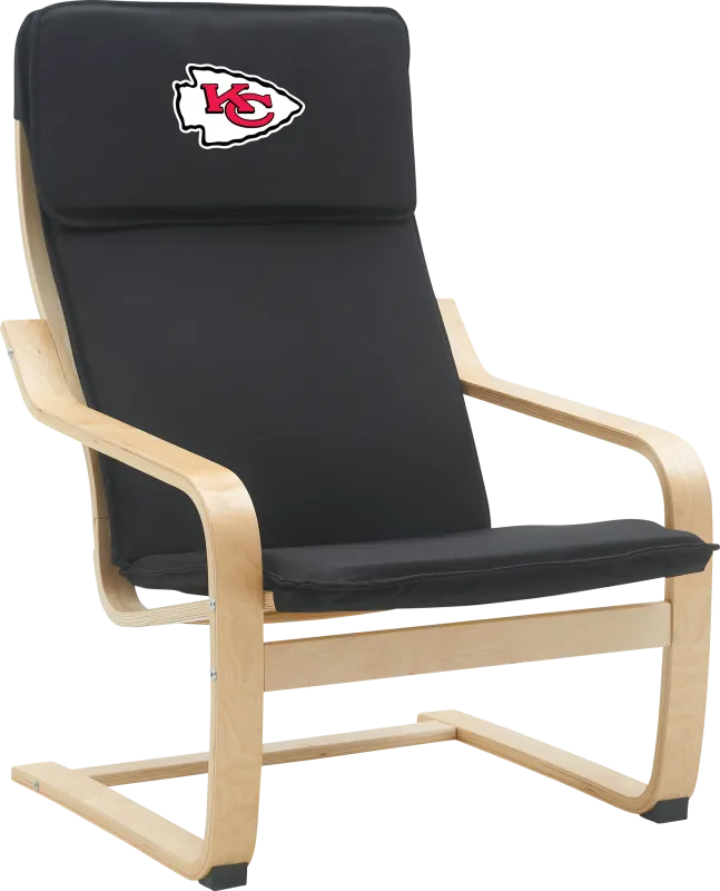 Kansas City Chiefs Black Accent Chair