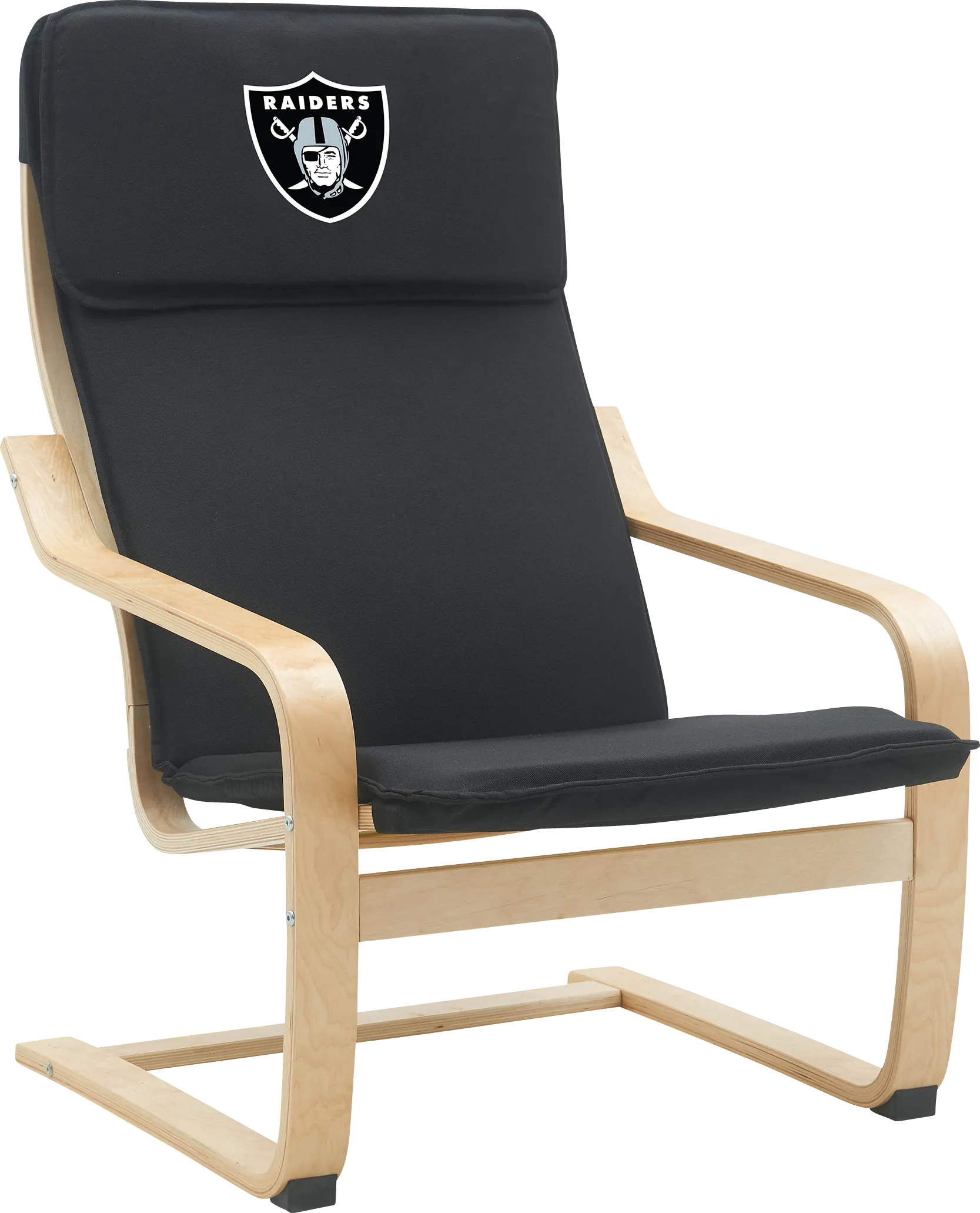 Las Vegas Raiders Black Accent Chair