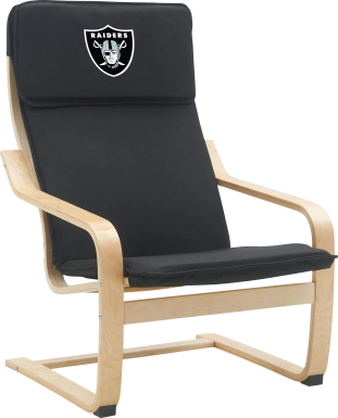 Las Vegas Raiders Black Accent Chair