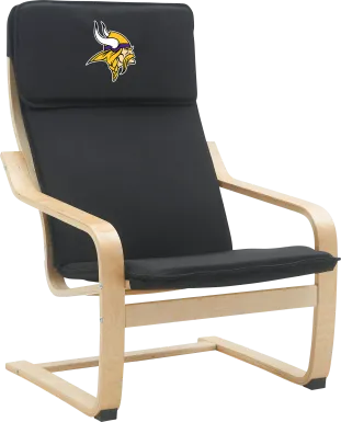 Minnesota Vikings Black Accent Chair