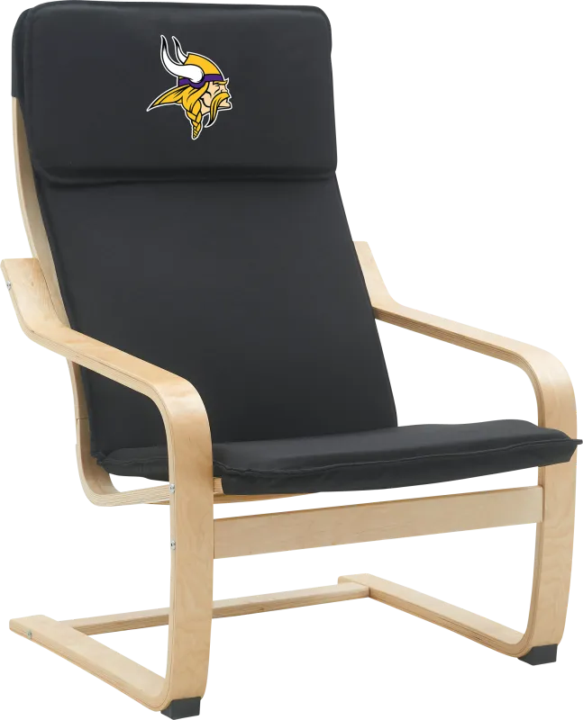 Minnesota Vikings Black Accent Chair