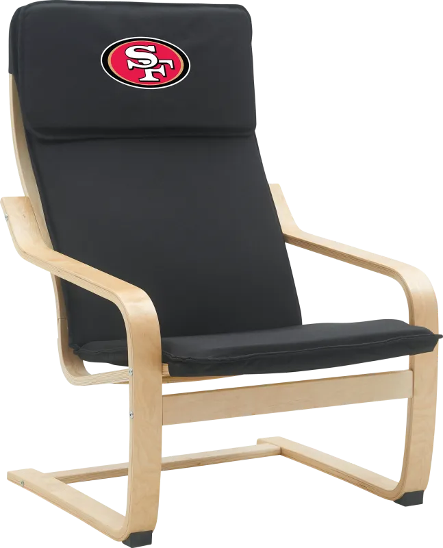 San Francisco 49ers Black Accent Chair