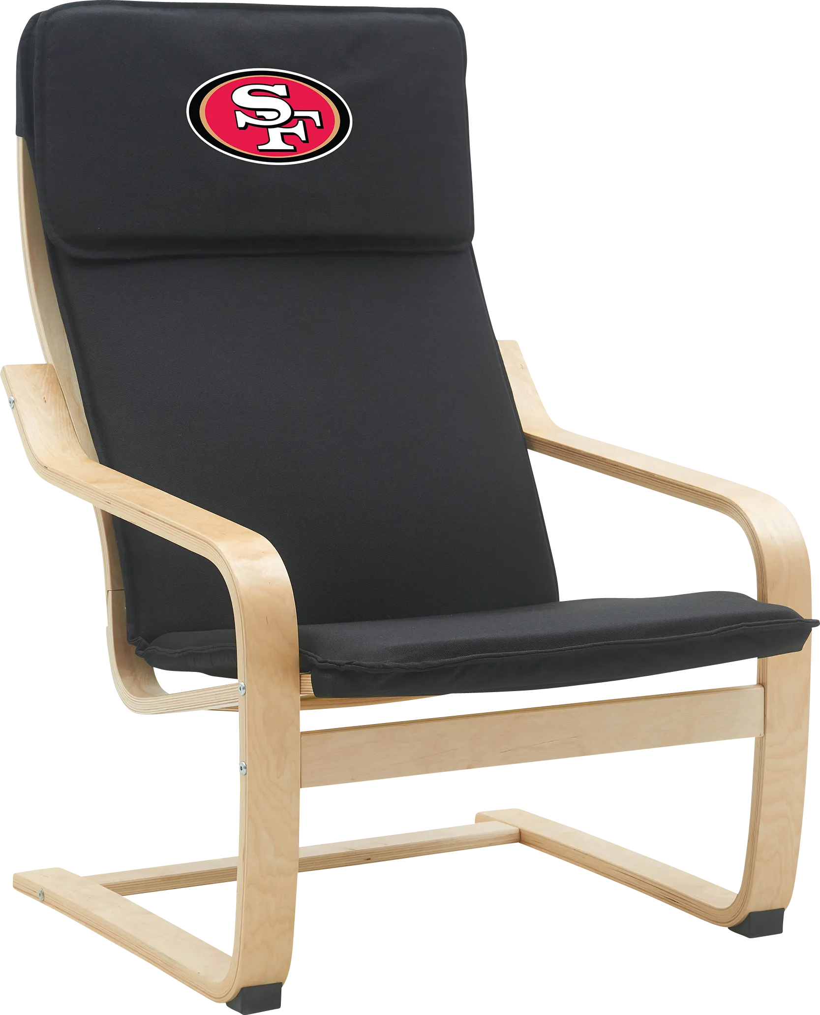 San Francisco 49ers Black Accent Chair - Image 1