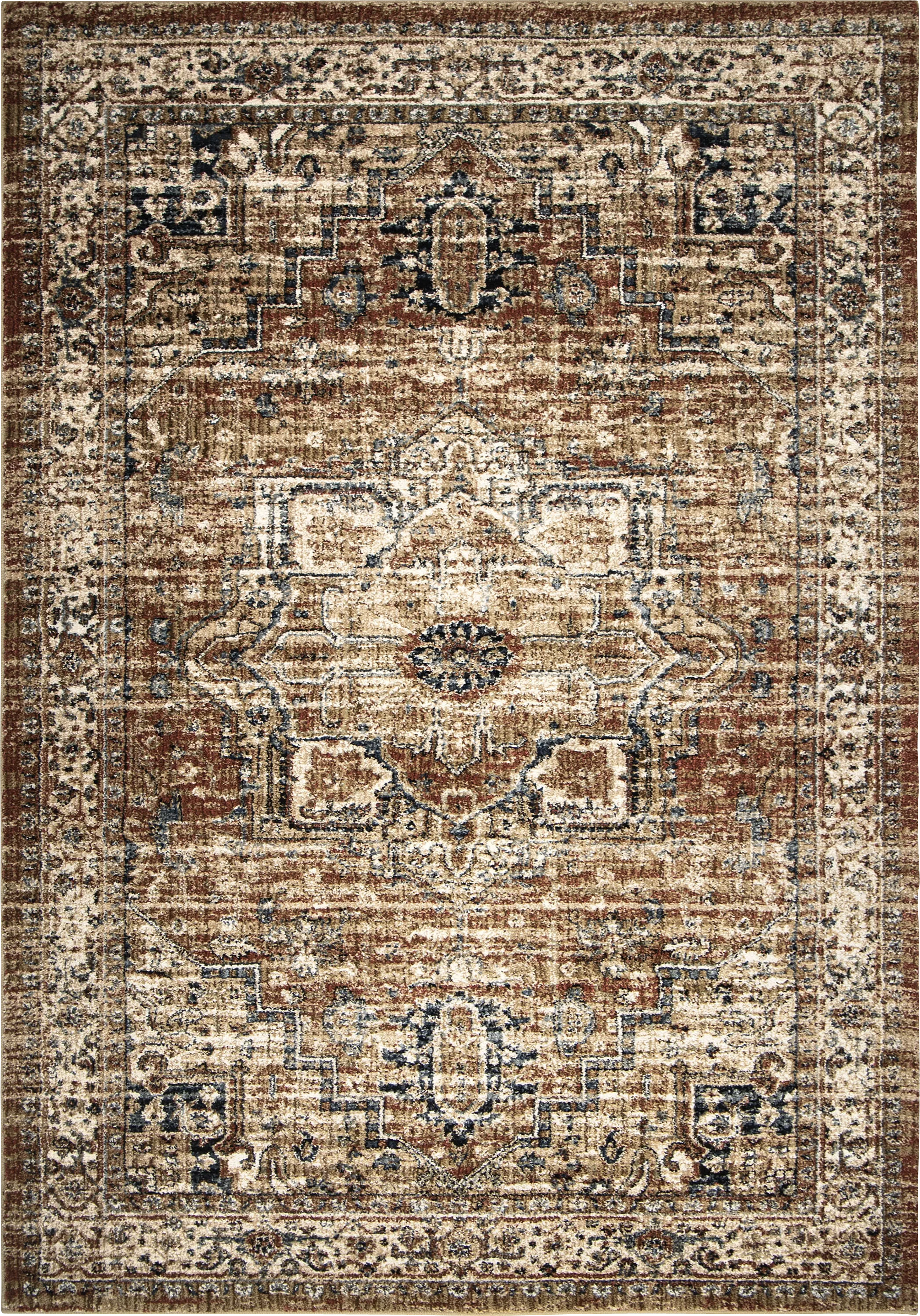 Denba Red 5'1 x 7'6 Rug - Thumbnail - Image 1