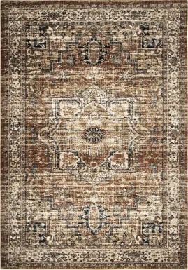 Denba Red 5'1 x 7'6 Rug