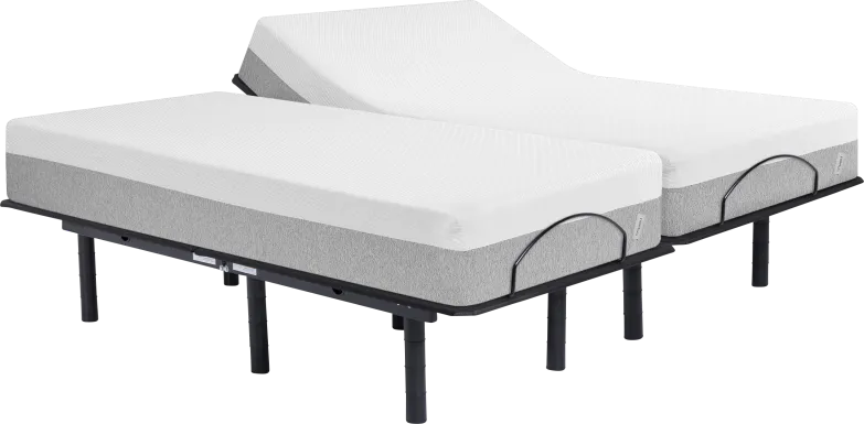 Tuft & Needle TN1 Split King Mattress Set with Head Up Only Base
