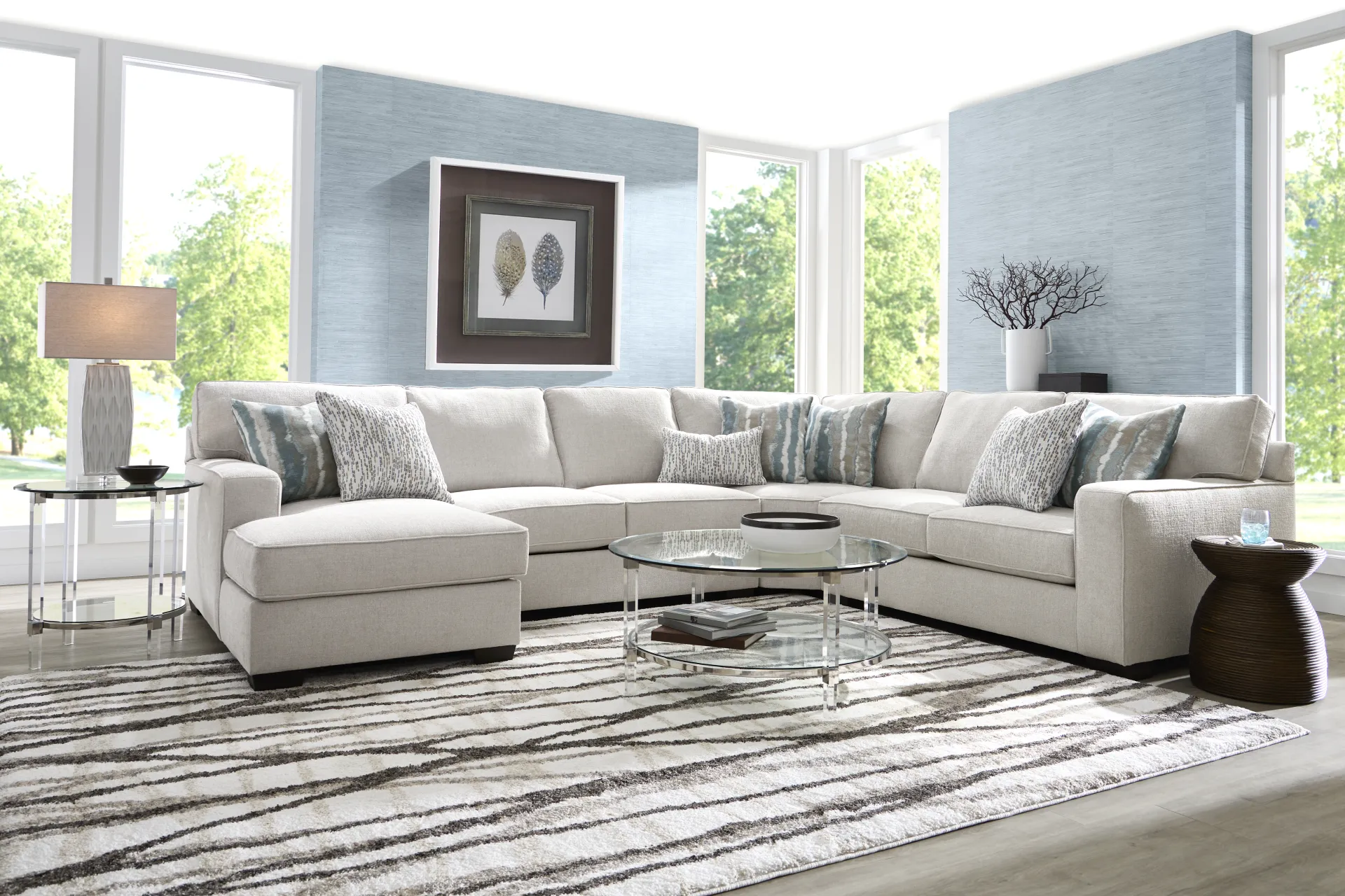 Cynthia Dove 4 Pc Sectional - Image 1
