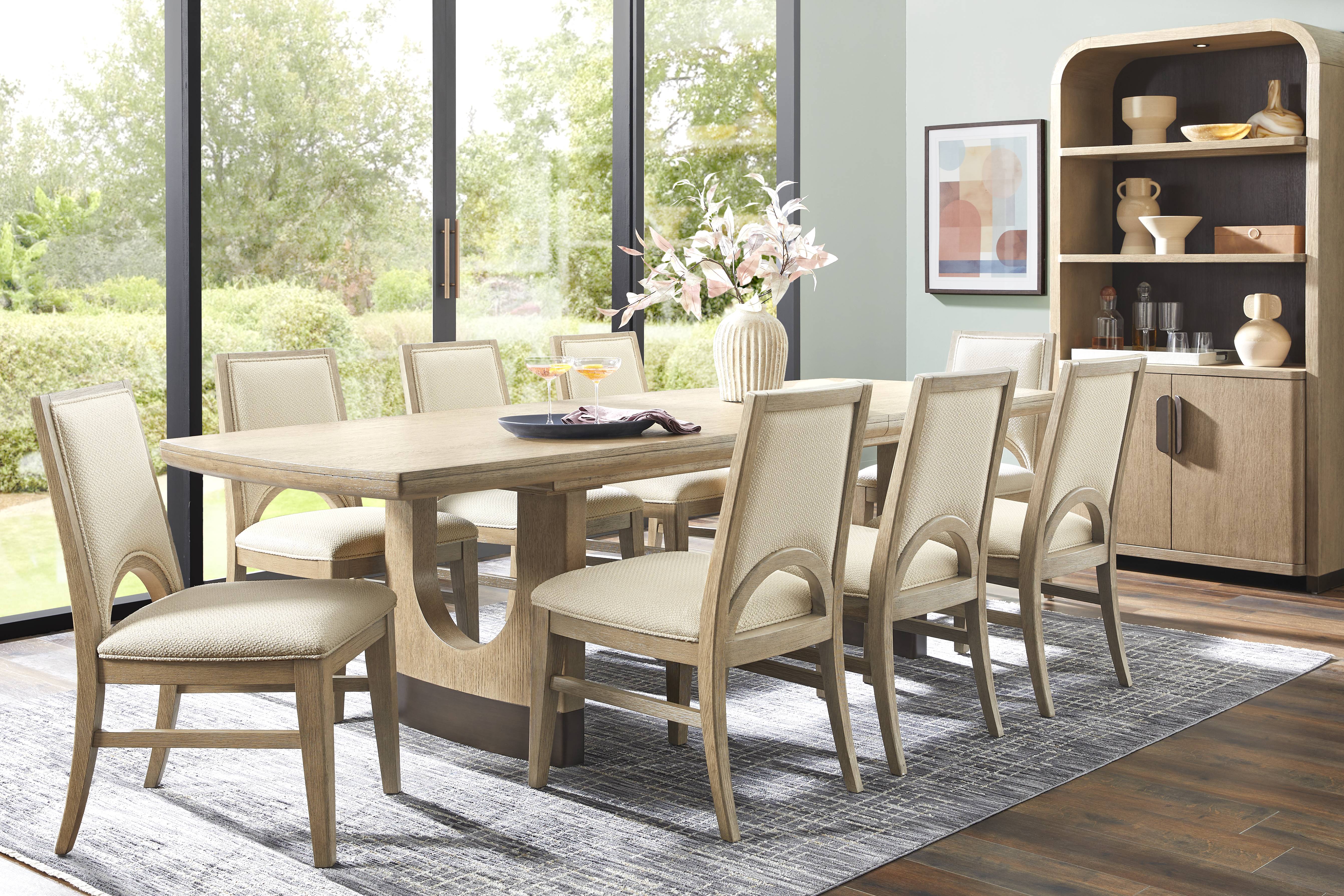 Halverson Honey 8 Pc Dining Room - Thumbnail - Image 1