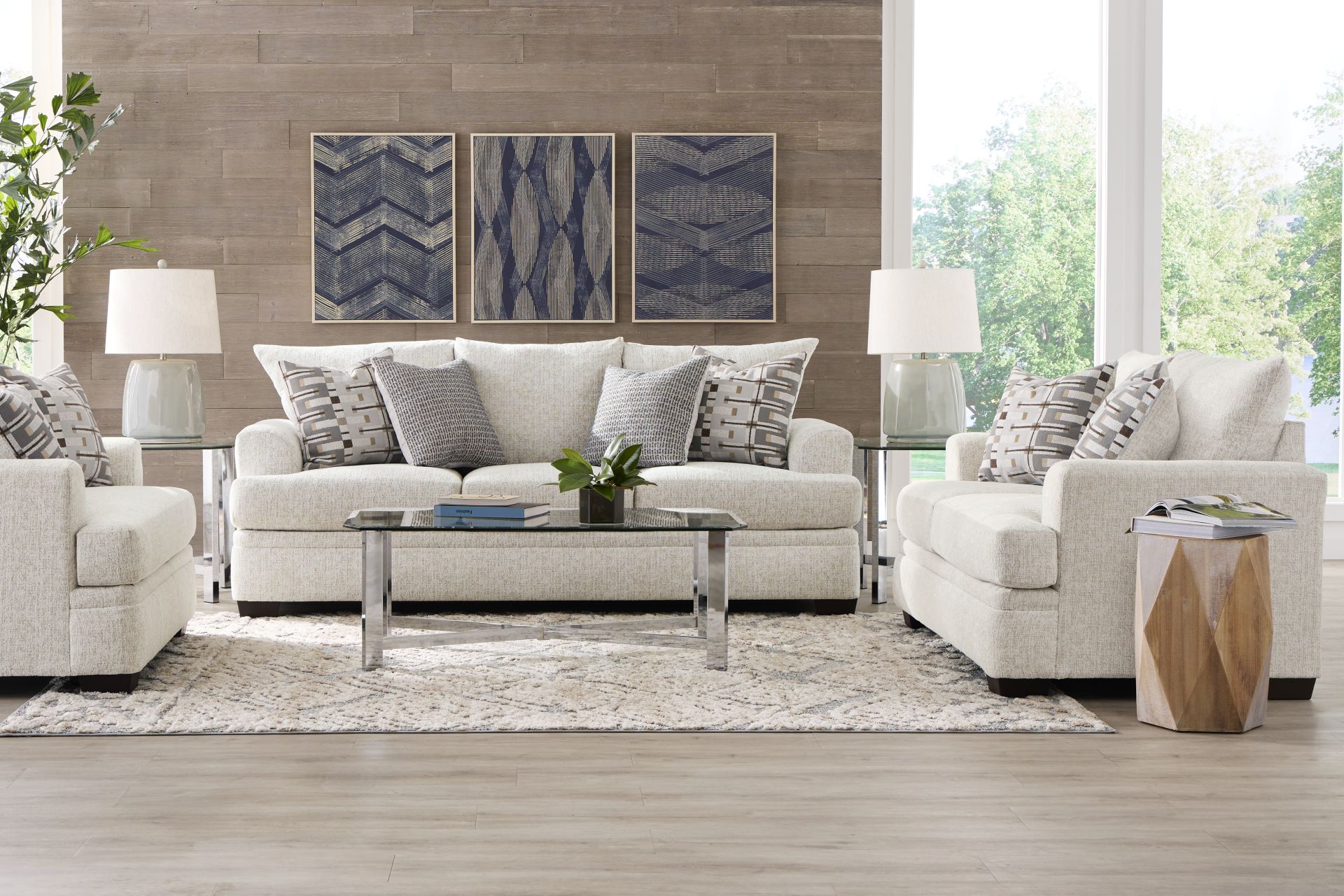 Cooper White Loveseat - Image 2