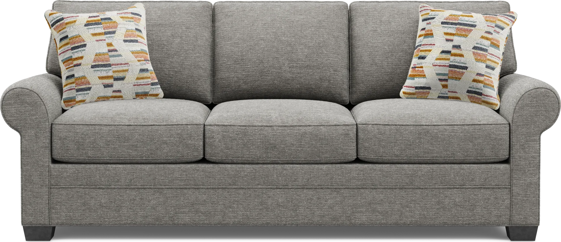 Bellingham Gray Textured Sofa - Image 1