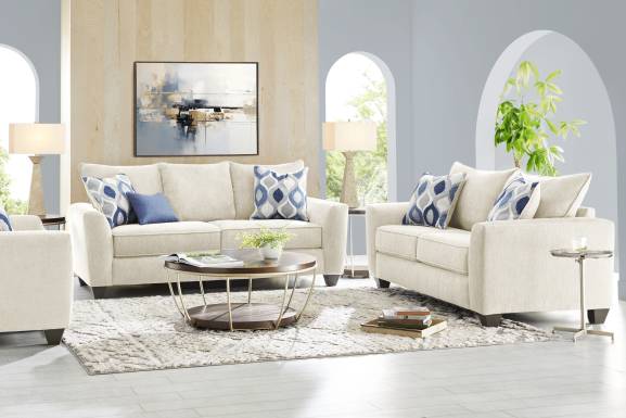 Dennin Heights Beige Sofa